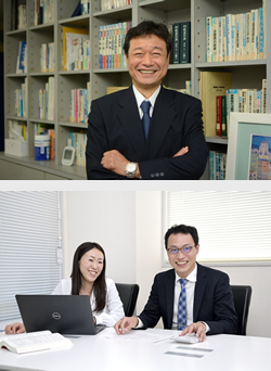 浅見社長と社員